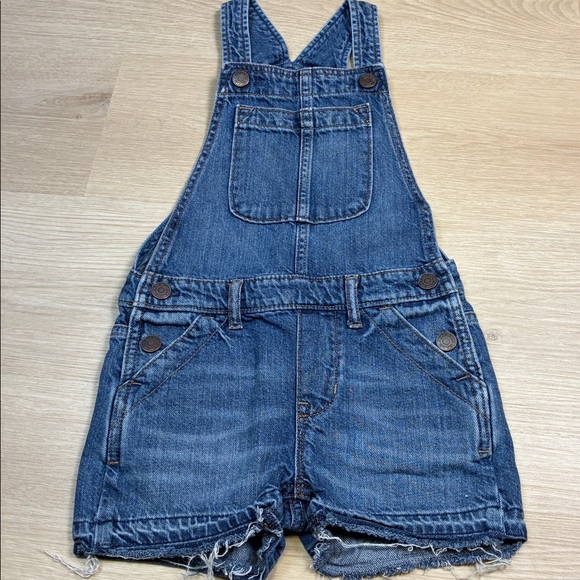 GAP Blue Denim Girl’s S Overalls - Picture 3 of 4